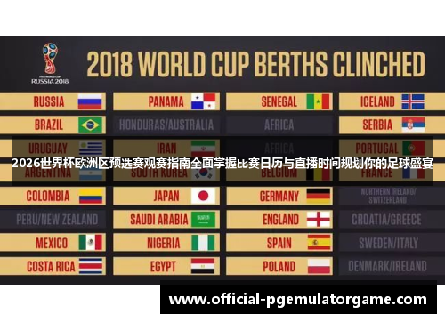 2026世界杯欧洲区预选赛观赛指南全面掌握比赛日历与直播时间规划你的足球盛宴 2026世界杯欧洲区预选赛观赛指南全面掌握比赛日历与直播时间规划你的足球盛宴
