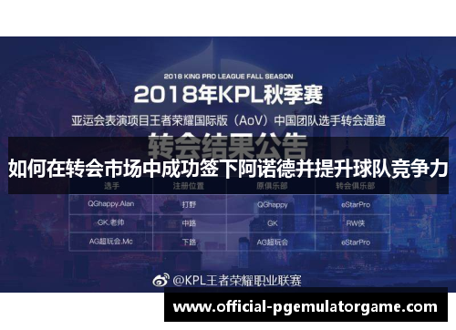 如何在转会市场中成功签下阿诺德并提升球队竞争力