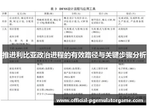 推进利比亚政治进程的有效路径与关键步骤分析 推进利比亚政治进程的有效路径与关键步骤分析
